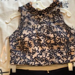 2 piece grad/formal dress